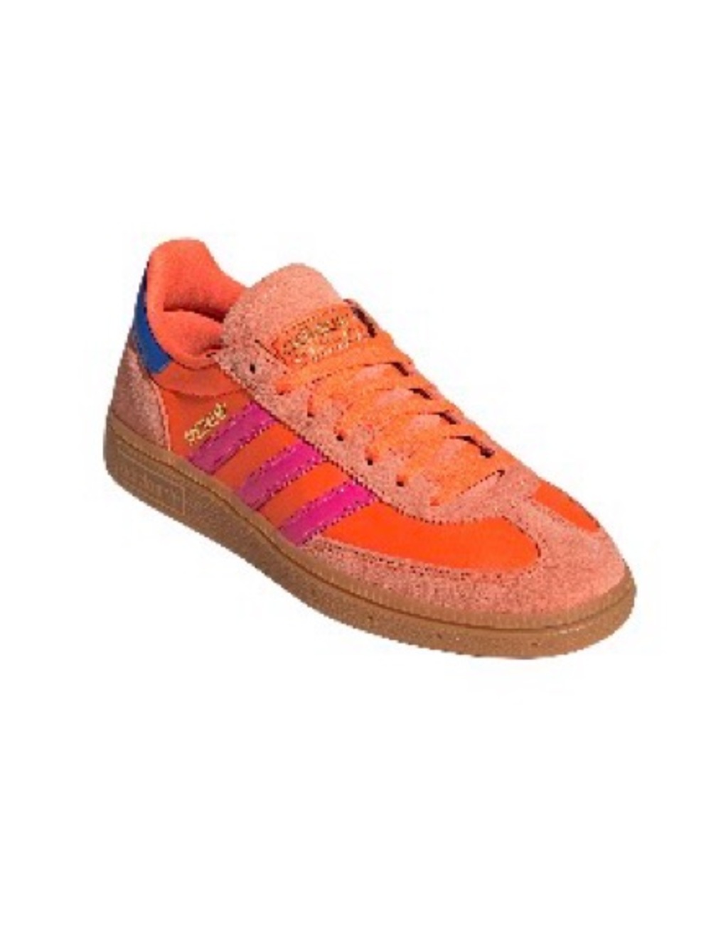 adidas handball special Orange and Pink Suede Low-Top Sneakers